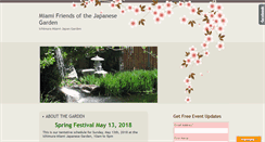 Desktop Screenshot of friendsofjapanesegarden.com